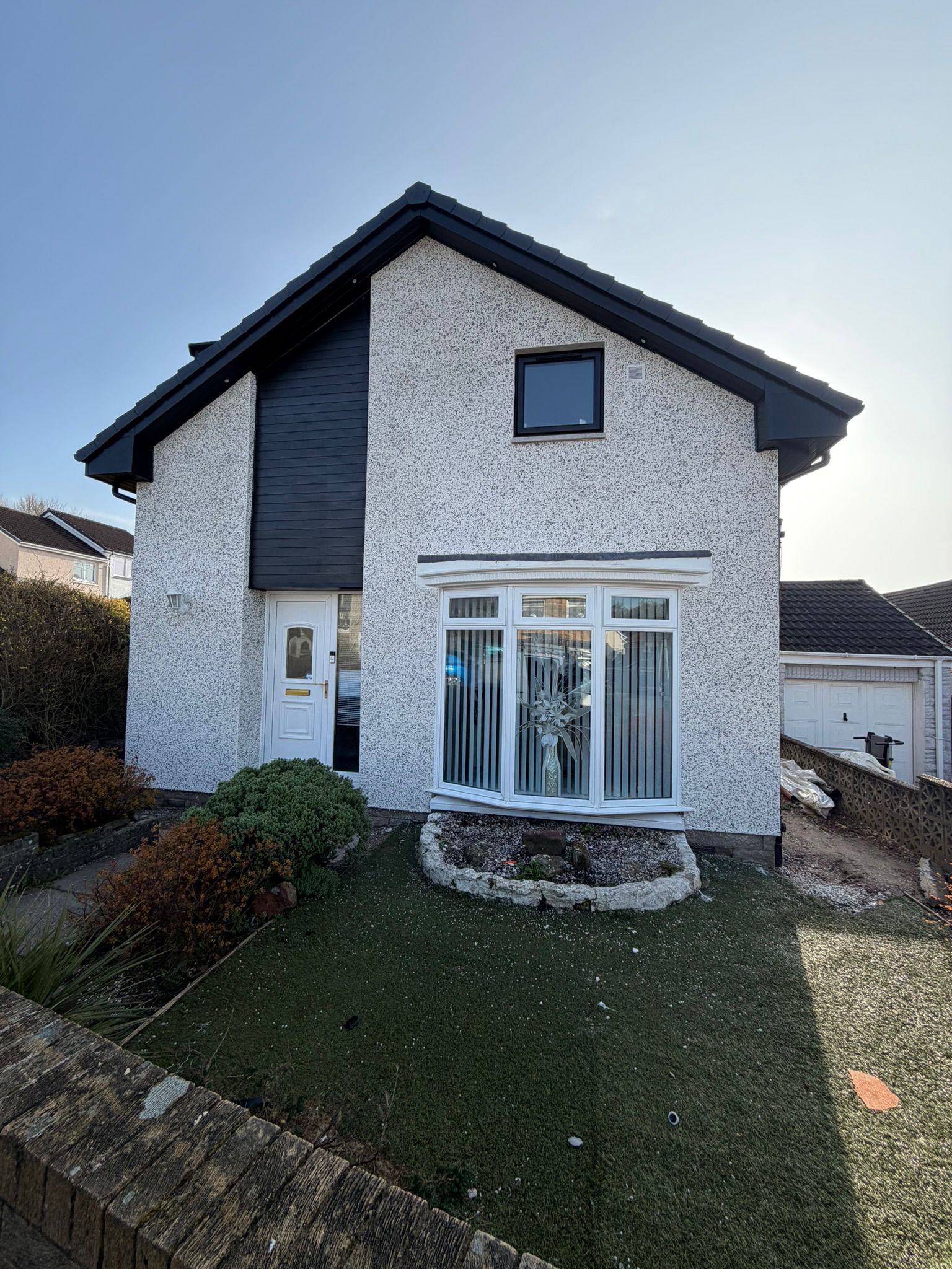 Before UPVC Window & Door Transformation - Professional UPVC Spraying & Painting Lanarkshire